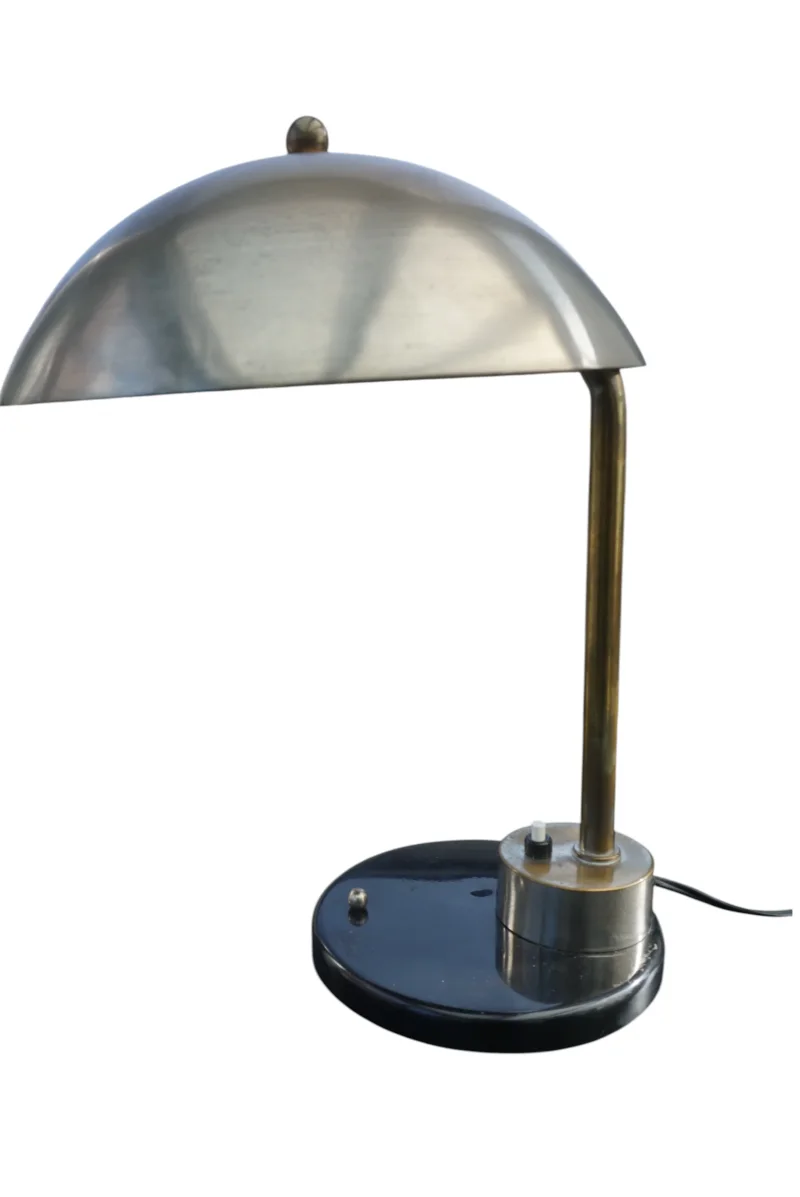 Dokumentierte Tischlampe von Kurt Versen für Daalderop 1930/1940