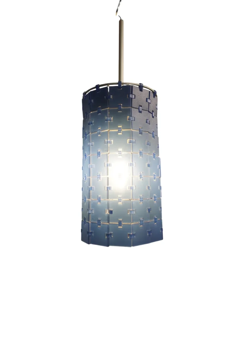 Blue Flos Bloc S Pendant Light by Rodolfo Dordoni