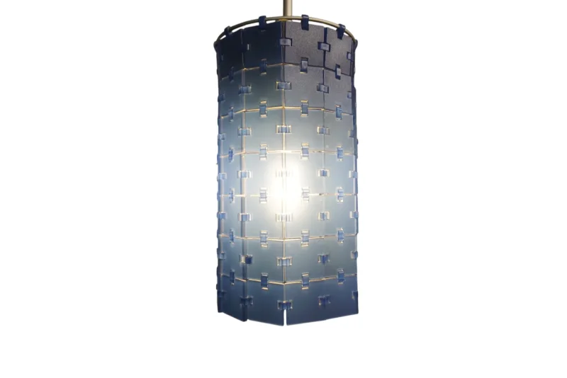 Blue Flos Bloc S Pendant Light by Rodolfo Dordoni