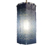 Blue Flos Bloc S Pendant Light by Rodolfo Dordoni