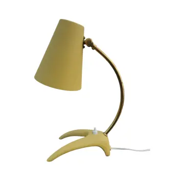 EWÅ Värnamo B52 Tischlampe Gelb – Erik Wärnå, Schweden 1950er