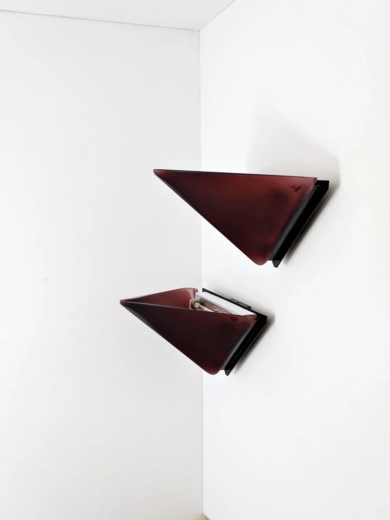 Paar Wandlampen von Selene Illuminazione Modell 004 Diamond