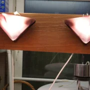 Paar Wandlampen von Selene Illuminazione Modell 004 Diamond