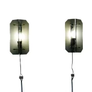 Mid-Century Lampen Trio von Veca – Italien, 1970er Jahre