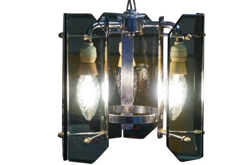 Mid-Century Lampen Trio von Veca – Italien, 1970er Jahre