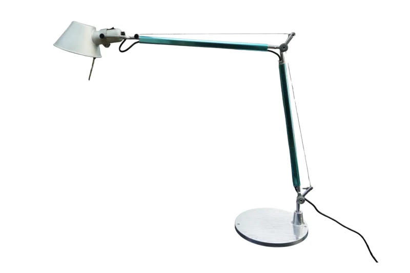 Tischlampe Artemide Tolomeo in Petrol/Silber