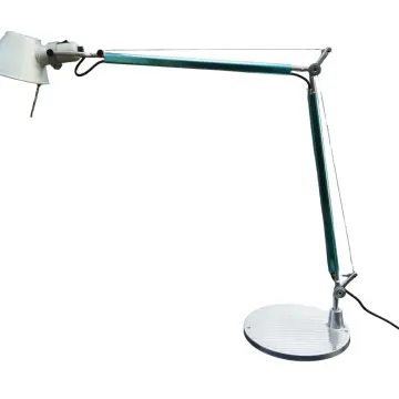 Artemide Artemide Tolomeo Tavolo – Frühe Edition „Patent pending", Petrol/Türkis, De Lucchi 1987 Tavolo – Michele De Lucchi, Petrol/Türkis, Italien 1990er