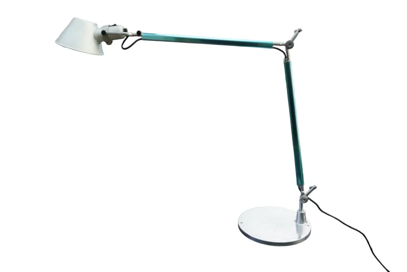 Tischlampe Artemide Tolomeo in Petrol/Silber