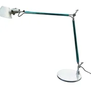Tischlampe Artemide Tolomeo in Petrol/Silber