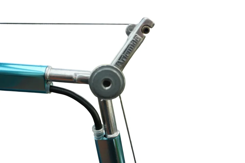 Tischlampe Artemide Tolomeo in Petrol/Silber