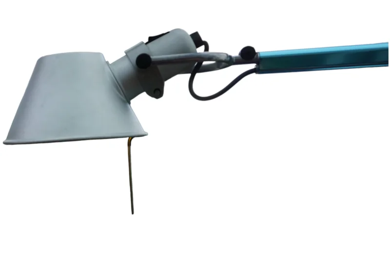 Tischlampe Artemide Tolomeo in Petrol/Silber