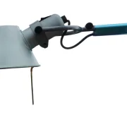 Tischlampe Artemide Tolomeo in Petrol/Silber