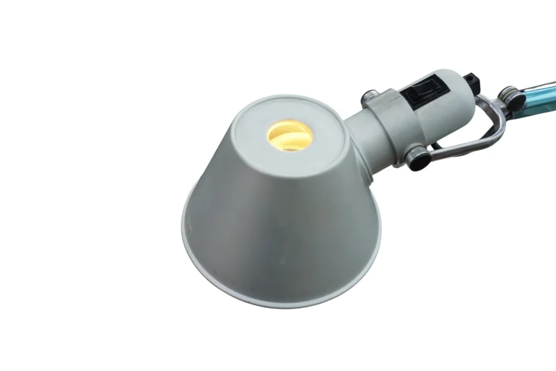 Tischlampe Artemide Tolomeo in Petrol/Silber