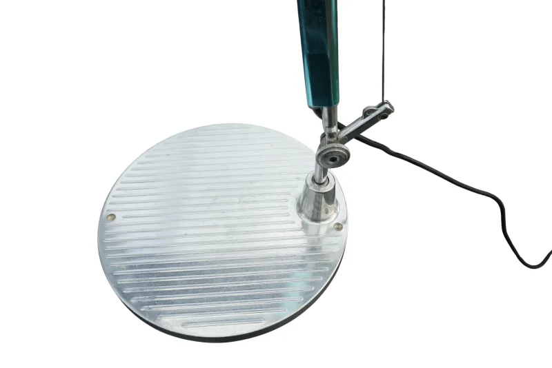 Tischlampe Artemide Tolomeo in Petrol/Silber
