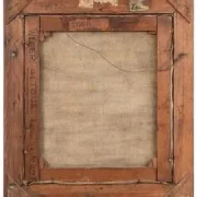 F. Peters-Weber – „Der Alte", Öl auf Leinwand, signiert und datiert 1901, Altona