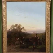 Ferdinand Marohn – Die Ernte, Öl auf Leinwand, signiert, 19. Jahrhundert