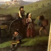 Ferdinand Marohn – Die Ernte, Öl auf Leinwand, signiert, 19. Jahrhundert
