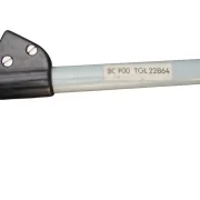 Midgard R2 lamp arm, clamp base detail, bolted steel construction, East Germany
