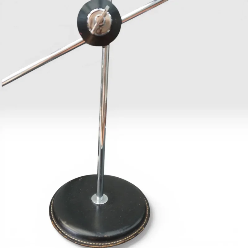 Central ball-joint pivot and chrome counterbalance arm of the Ateljé Lyktan 781B, Sweden 1960s