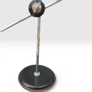 Central ball-joint pivot and chrome counterbalance arm of the Ateljé Lyktan 781B, Sweden 1960s