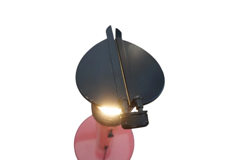 Ateljé Lyktan Skarabé 9936 Vintage Swedish Table Lamp, Rare Salmon Pink