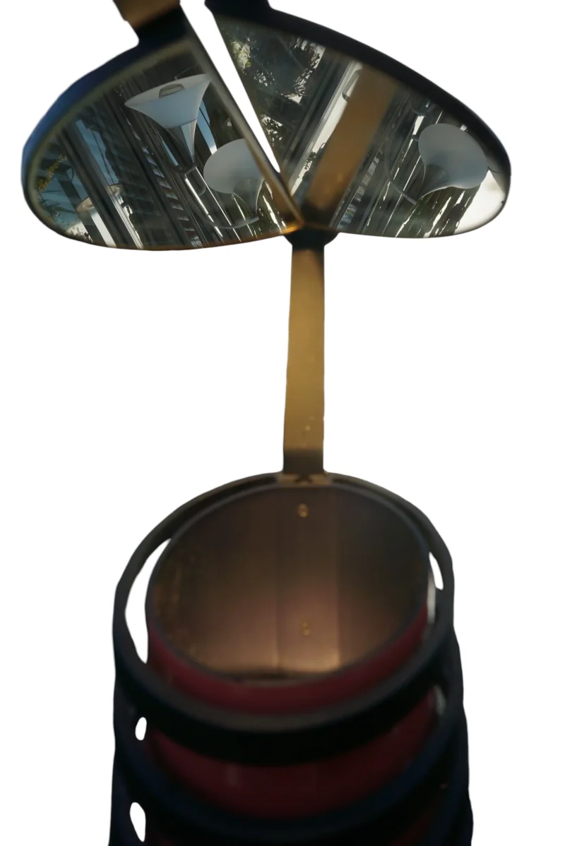 Ateljé Lyktan Skarabé 9936 Vintage Swedish Table Lamp, Rare Salmon Pink