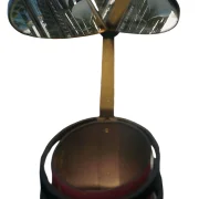 Ateljé Lyktan Skarabé 9936 Vintage Swedish Table Lamp, Rare Salmon Pink
