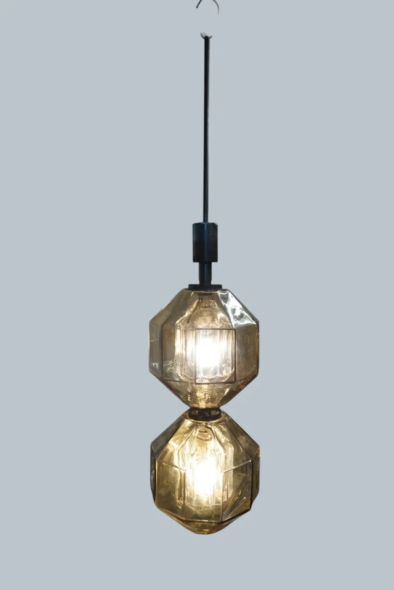 Bedeutende Pendelleuchte von Vinicio Vianello für Vistosi, Italien um 1957