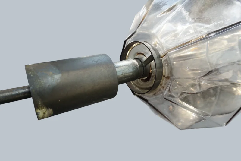 Bedeutende Pendelleuchte von Vinicio Vianello für Vistosi, Italien um 1957