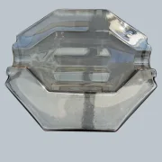 Bedeutende Pendelleuchte von Vinicio Vianello für Vistosi, Italien um 1957