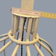 Stehlampe im Stil einer Mille Pratt von Jean Royer