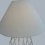 Stehlampe im Stil einer Mille Pratt von Jean Royer