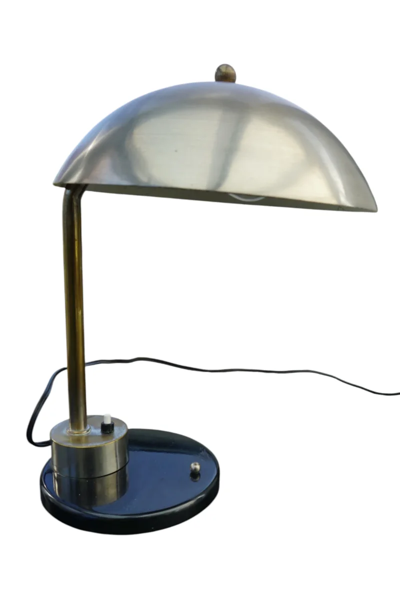 Funktionaler Metallschirm Daalderop Tischlampe Modernismus 1940er
