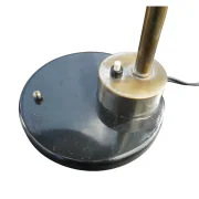 Messingfuß Daalderop Tischlampe Kurt Versen frühe Moderne