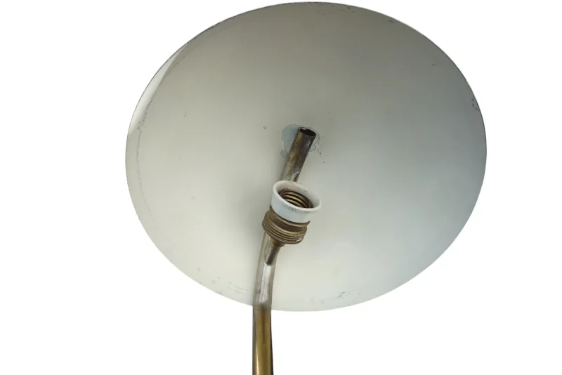 Funktionaler Metallschirm Daalderop Tischlampe Modernismus 1940er