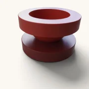 Ettore Sottsass Marutomi Basilico Bowl Postmodern Memphis Group Design Phenolic Resin Traditional Japanese Lacquerware Heritage Collectible Vintage 1997