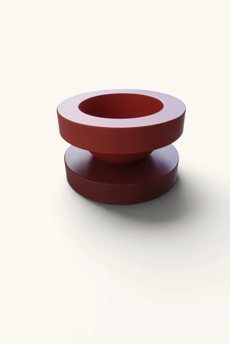 Ettore Sottsass Basilico Signed Lacquer Bowl, Marutomi Japan, 1997