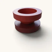 Ettore Sottsass Basilico Signed Lacquer Bowl, Marutomi Japan, 1997