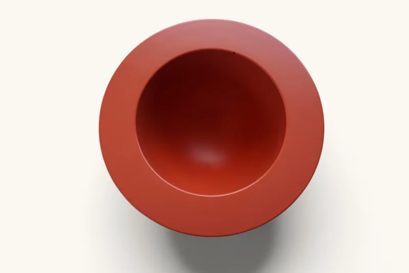 Ettore Sottsass Basilico Signed Lacquer Bowl, Marutomi Japan, 1997