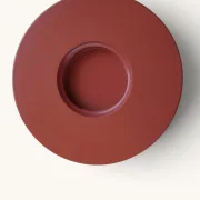 Ettore Sottsass Basilico Signed Lacquer Bowl, Marutomi Japan, 1997