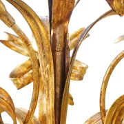 Hans Kögl – Florentiner Kronleuchter „Lily” 6-flammig, 1970er
