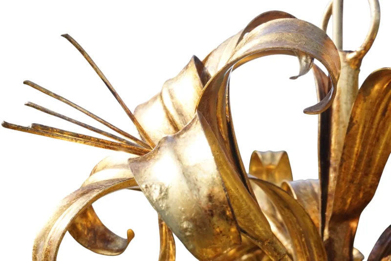 Hans Kögl – Florentiner Kronleuchter „Lily” 6-flammig, 1970er
