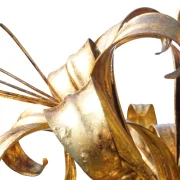 Hans Kögl – Florentiner Kronleuchter „Lily” 6-flammig, 1970er
