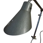 Konischer Hammerschlaglack-Schirm Ki·E·Klair Modell 210, graugrün, original