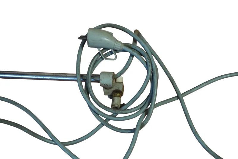 Originaler französischer Stecker und Kabel Ki·E·Klair 1940er Titel: Ki·E·Klair