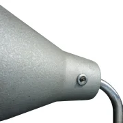 Konischer Hammerschlaglack-Schirm Ki·E·Klair Modell 210, graugrün, original