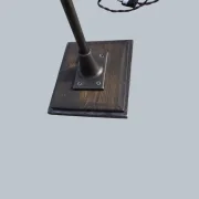 O.C. White Vintage American Industrial Work Lamp, Original Knuckle Joint