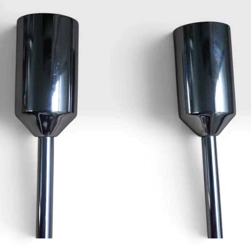 Detail of chrome arm and faceted socket, Cosack model 4166/02, Germany 1960s