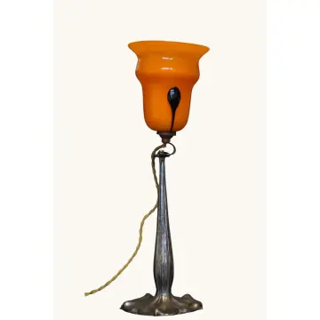 Paul Follot Signed Antique French Table Lamp 1905