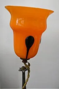 Paul Follot Signed Antique French Table Lamp 1905